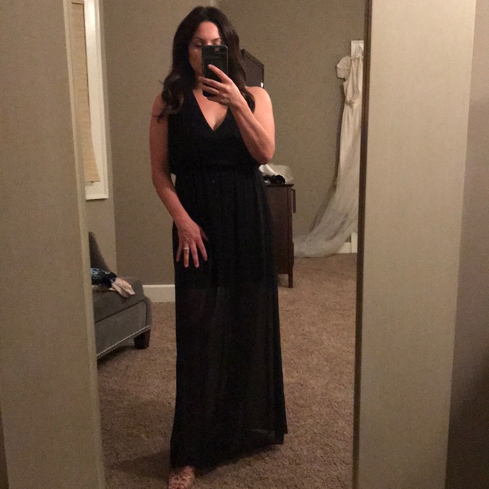 Alice + Olivia Black Maxi
